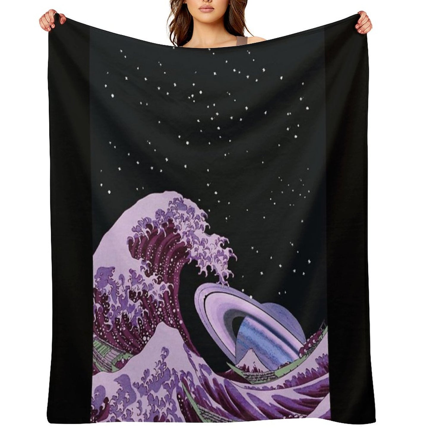 The Great Spave Wave Throw Blanket