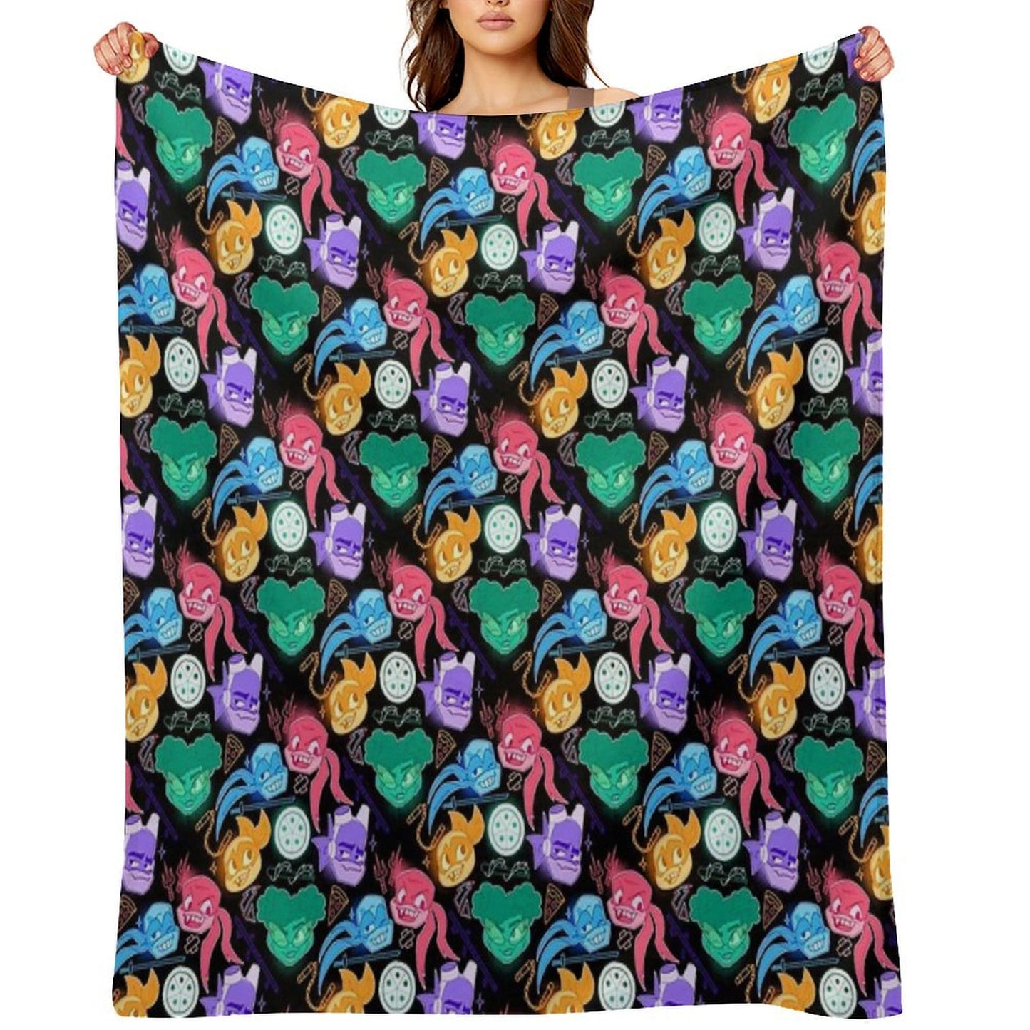 Turtle Power! Throw Blanket