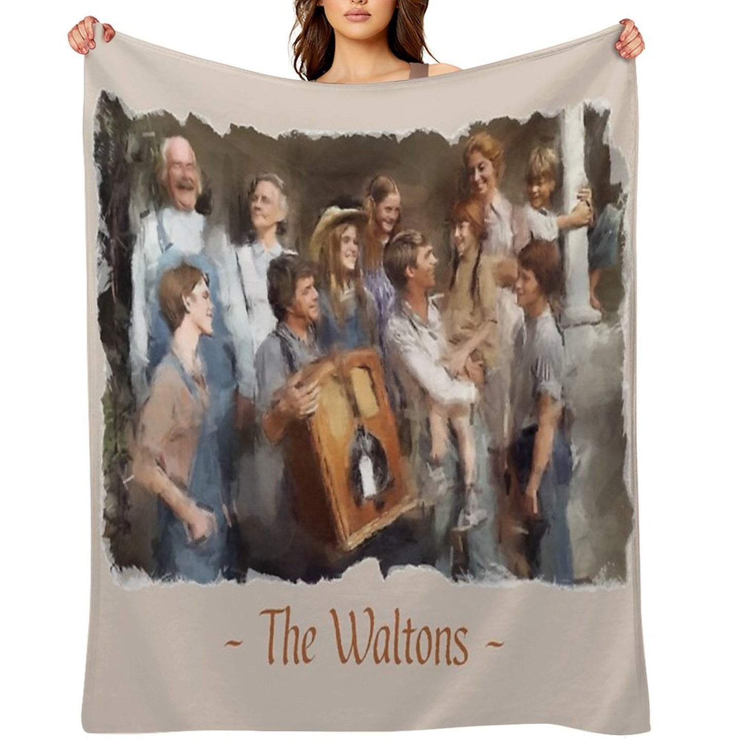 The Waltons TV Show Throw Blanket
