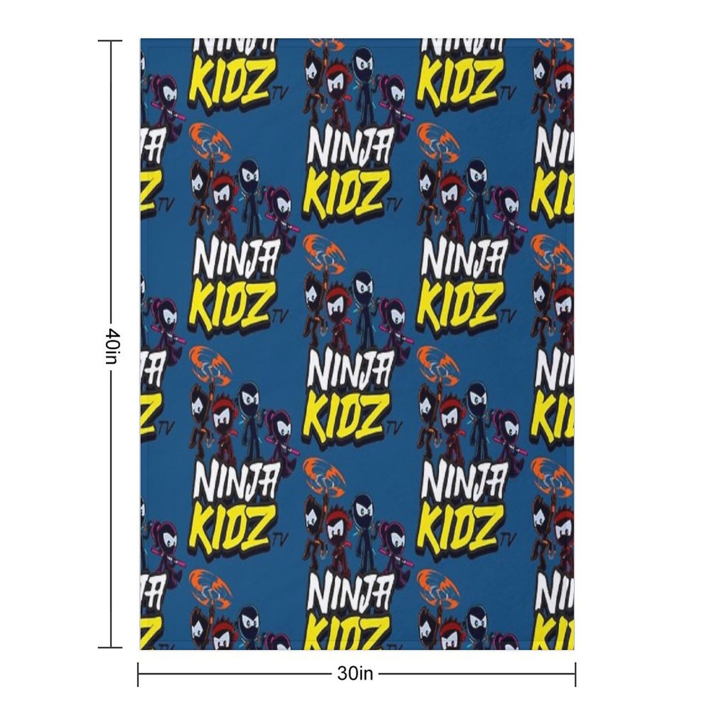 Ninja Kidz Throw Blanket