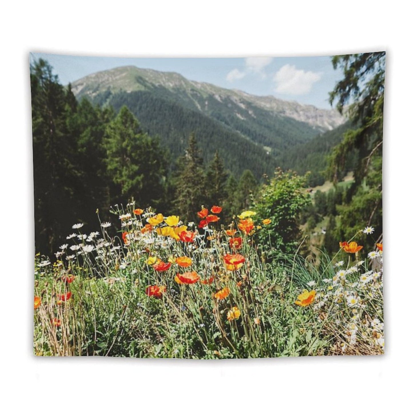 Mountain Garden Tapestry