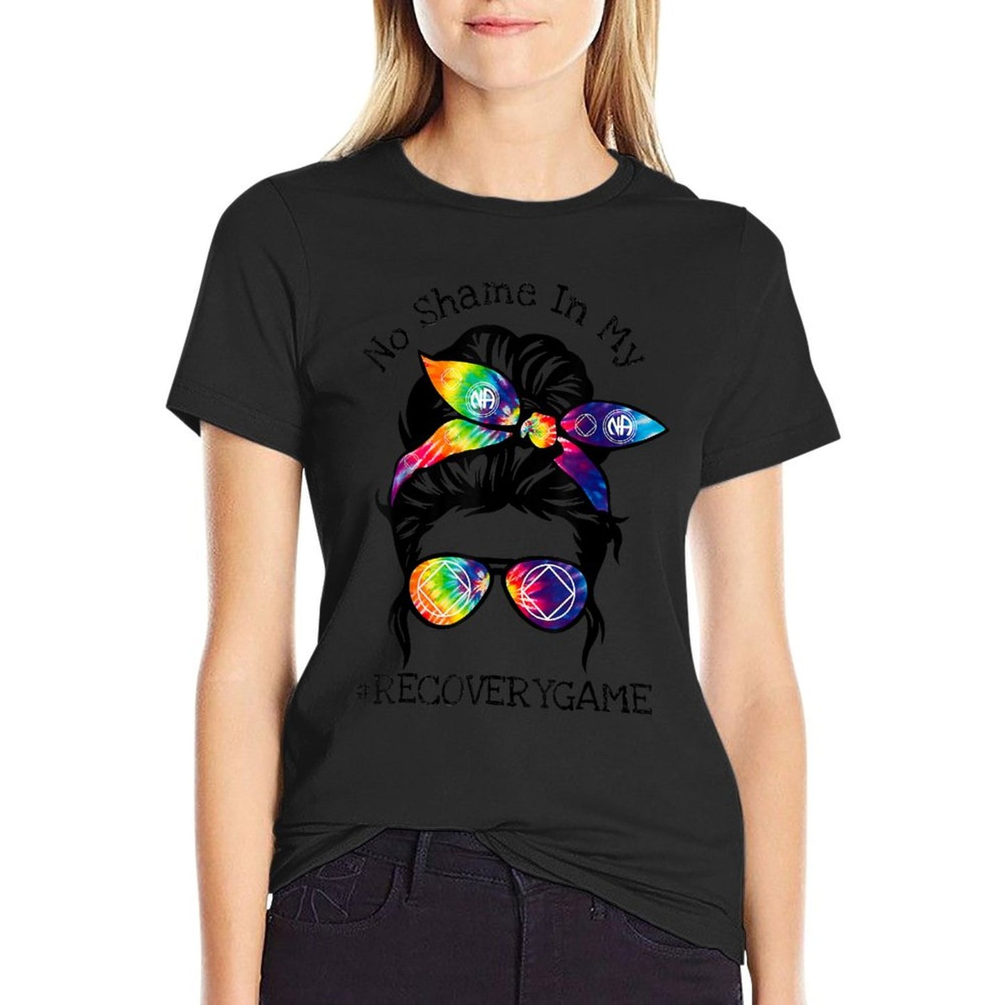 Narcotics Anonymous Shirts Womens Sobriety Gifts AA NA T-Shirt