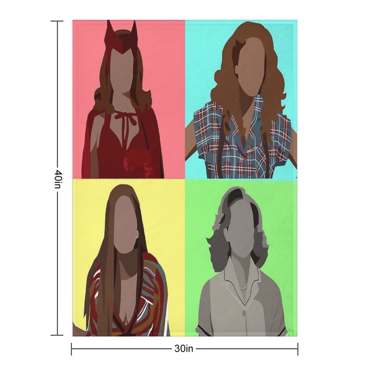 Four Realities Throw Blanket