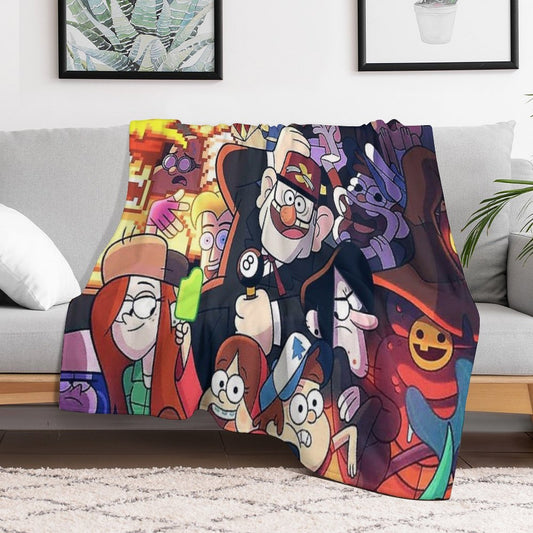 Gravity Falls Throw Blanket