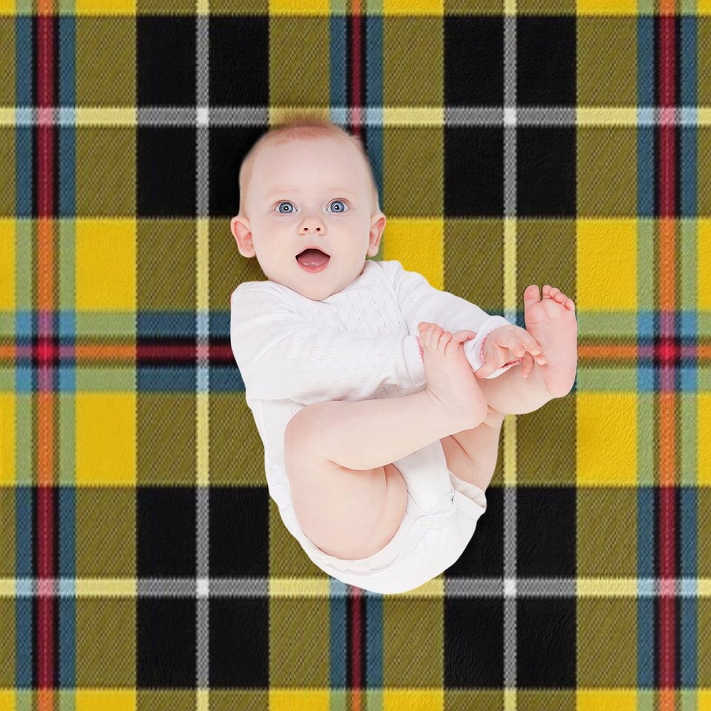 Cornish Tartan Throw Blanket