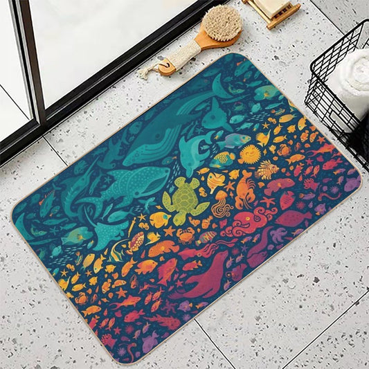 Aquatic Spectrum 2 Anti-Trip Bath Mat