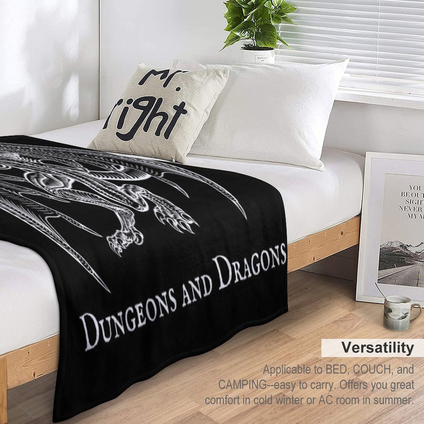 Dungeons And Dragons Design Throw Blanket