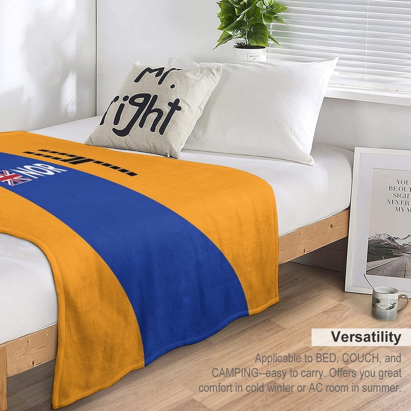 F1 2021 - #4 Norris Throw Blanket
