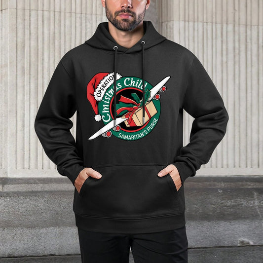 Funny Matching Christmas Operation Christmas Child Design Relaxed Fit Hoodie