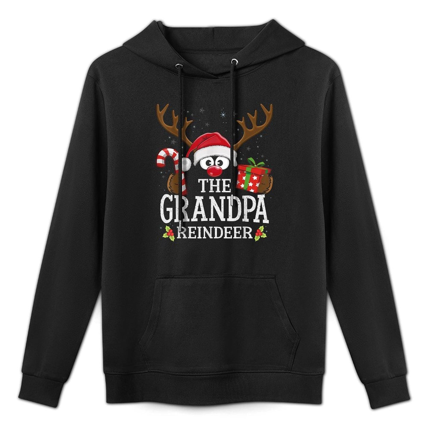 Christmas Matching The Grandpa Reindeer Family Casual Wear Hoodie