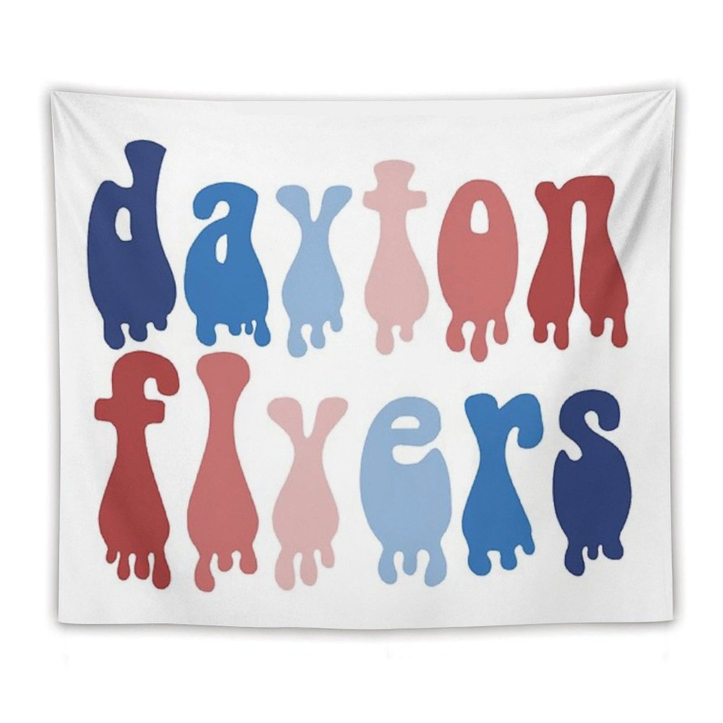 Dayton Flyers Drip Tapestry