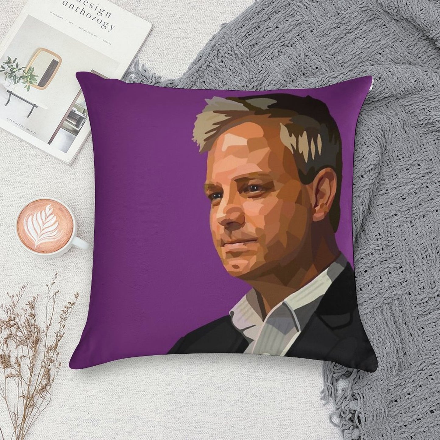 Prof. Brett Sutton Soft Anti-Pilling Throw Pillow