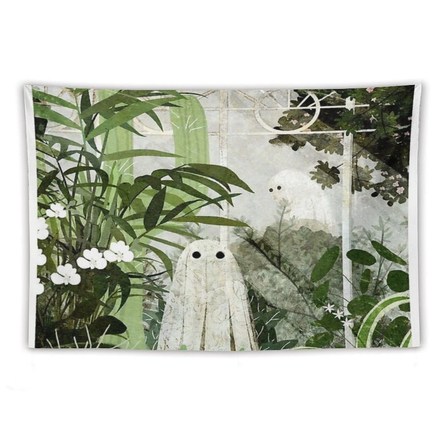 There's A Ghost in The Greenhouse Again Tapestry