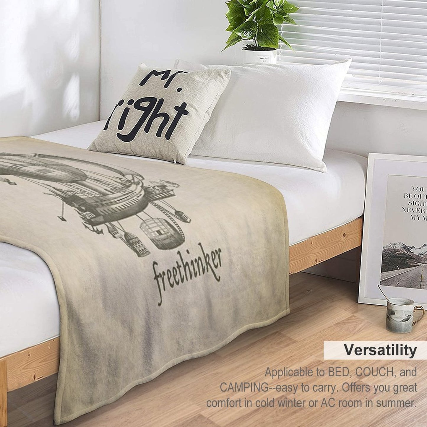 Freethinker Throw Blanket