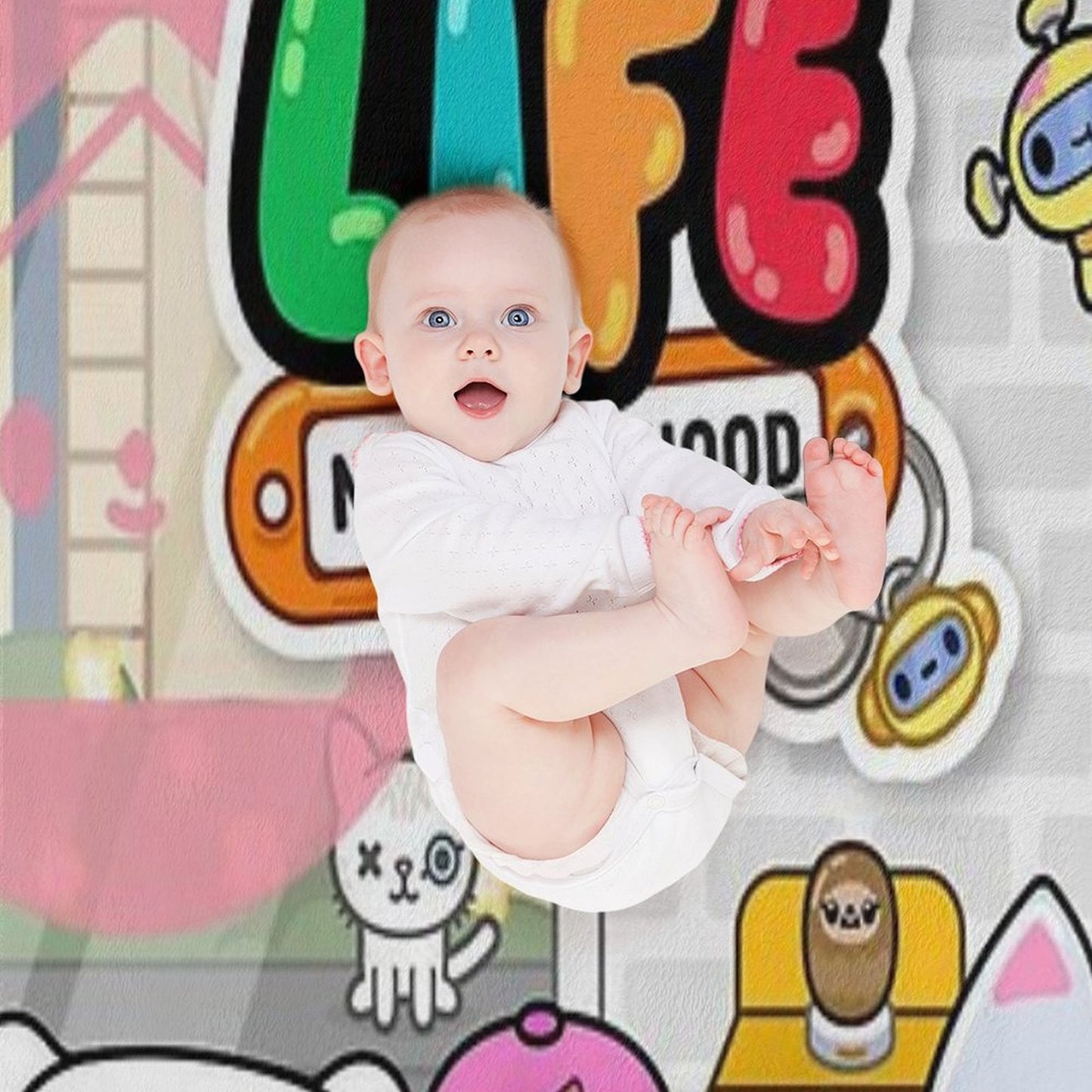 Toca Boca Life Throw Blanket