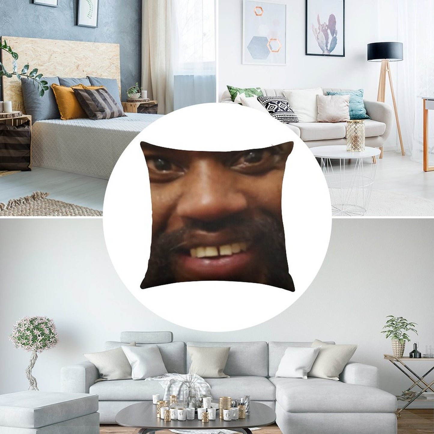 MC Ride Linen Throw Pillow Cover