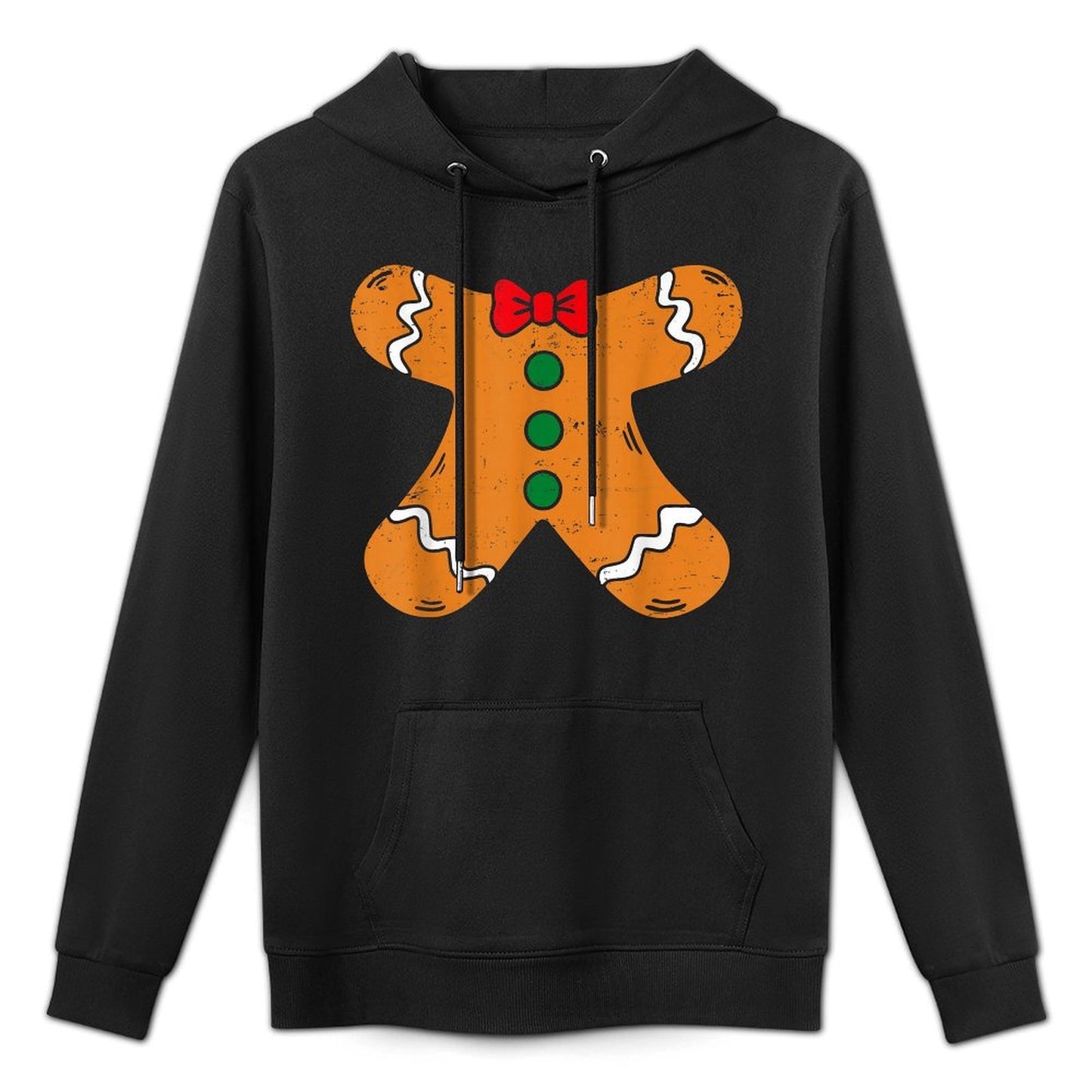 Gingerbread Man Body Costume for Halloween Or Christmas Medium-Weight Fabric Hoodie