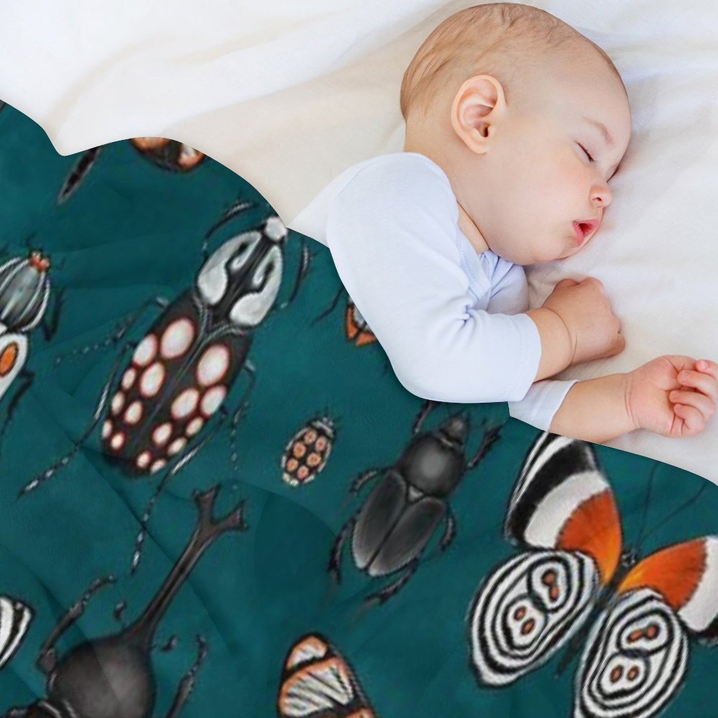 Bugs And Beetles Throw Blanket