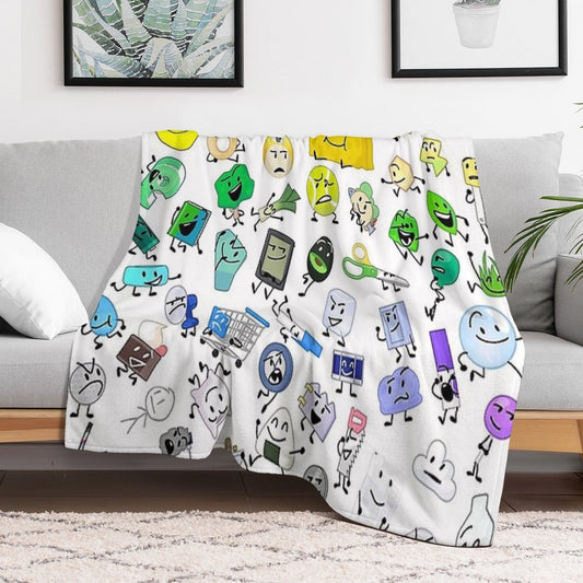 BFB And TPOT Full Cast Throw Blanket