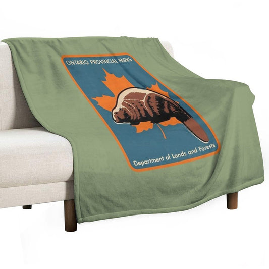 Ontario Provincial Parks Throw Blanket