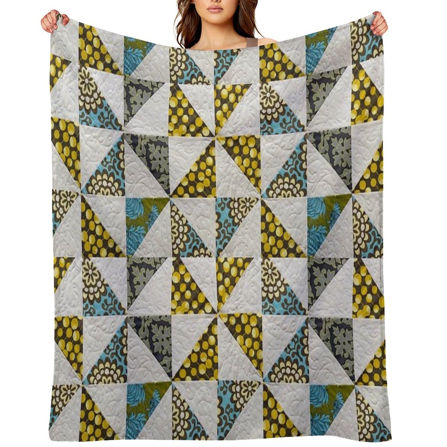 FNaF 4 Bed Texture Throw Blanket