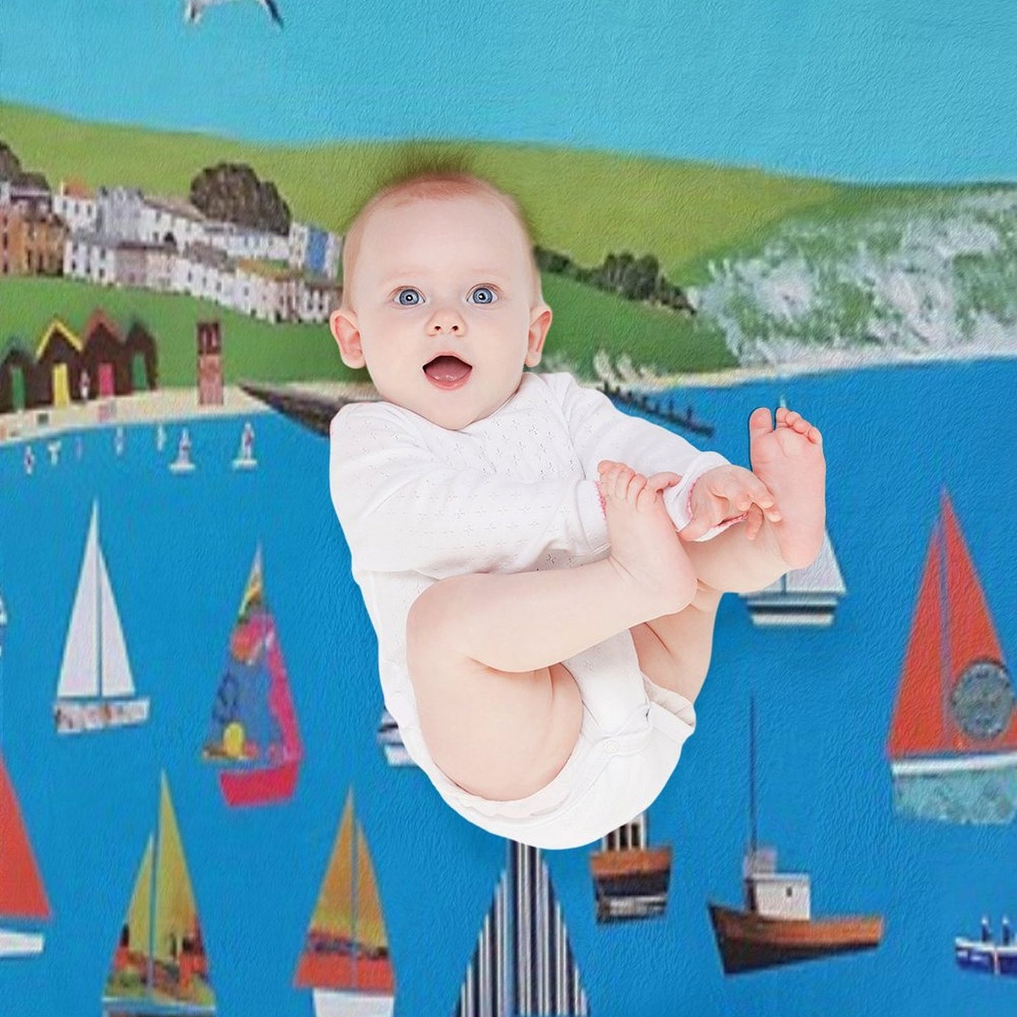 Swanage, Dorset Throw Blanket