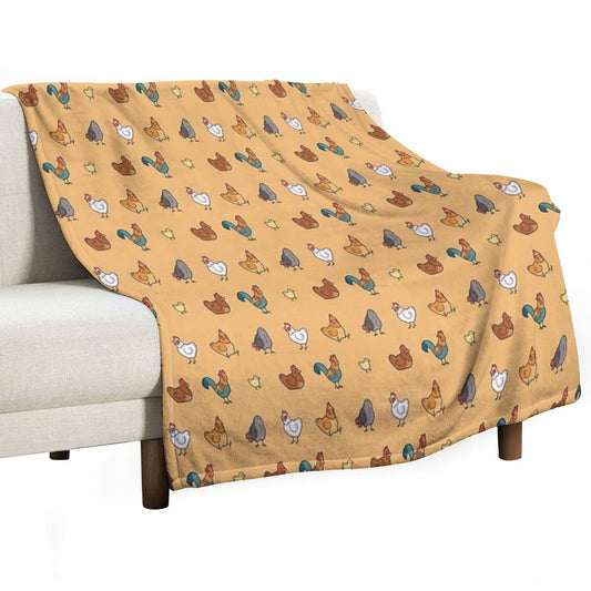 Chickens! Throw Blanket