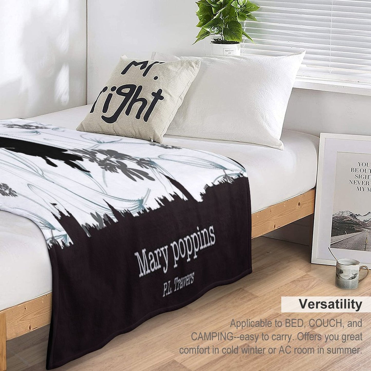 Mary Poppins Throw Blanket