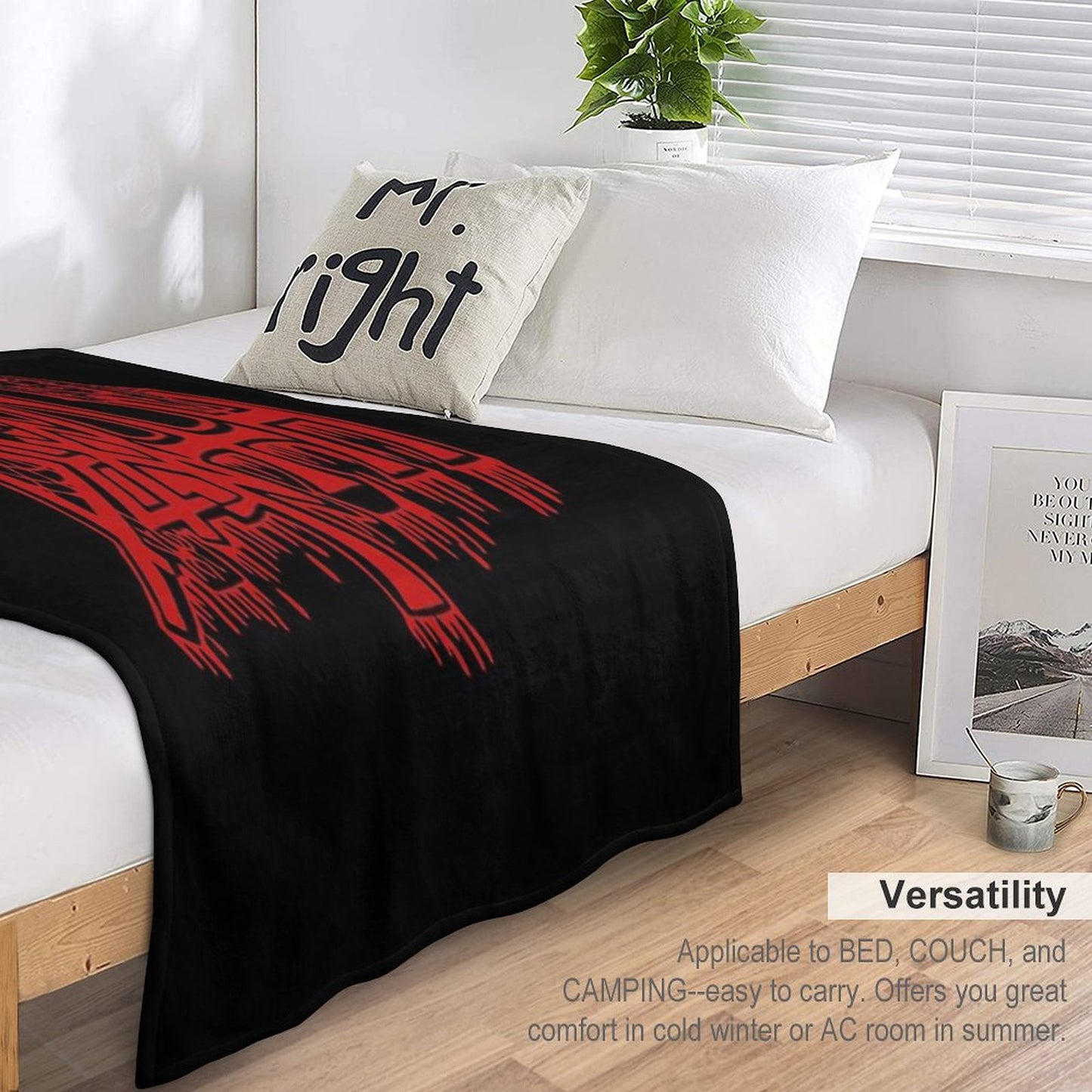 Death Band Throw Blanket