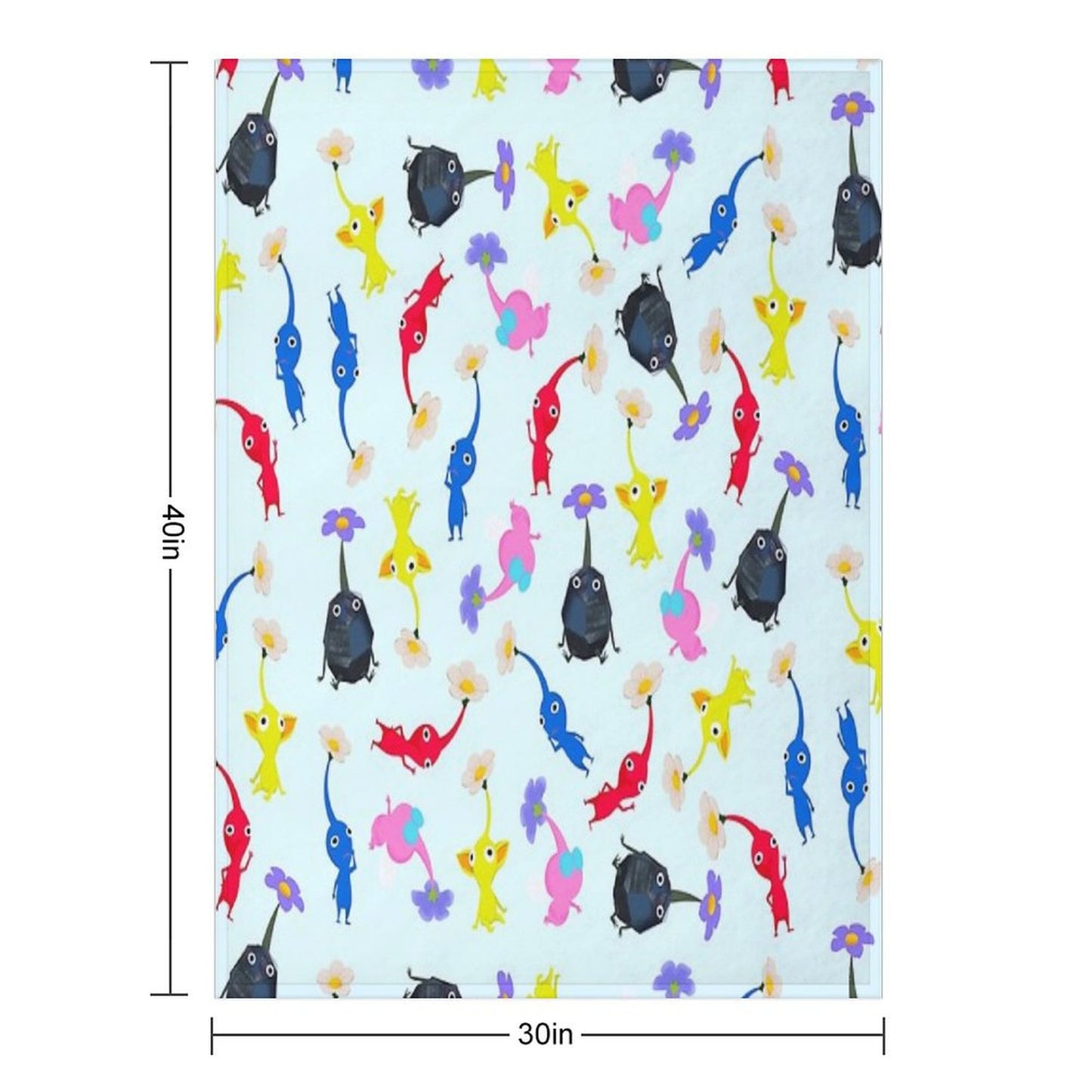 Pikmin Throw Blanket