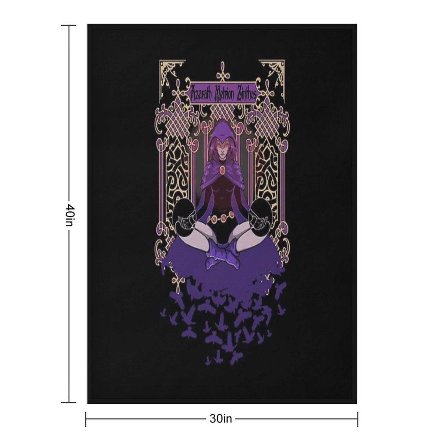 Raven Teen Titans Throw Blanket