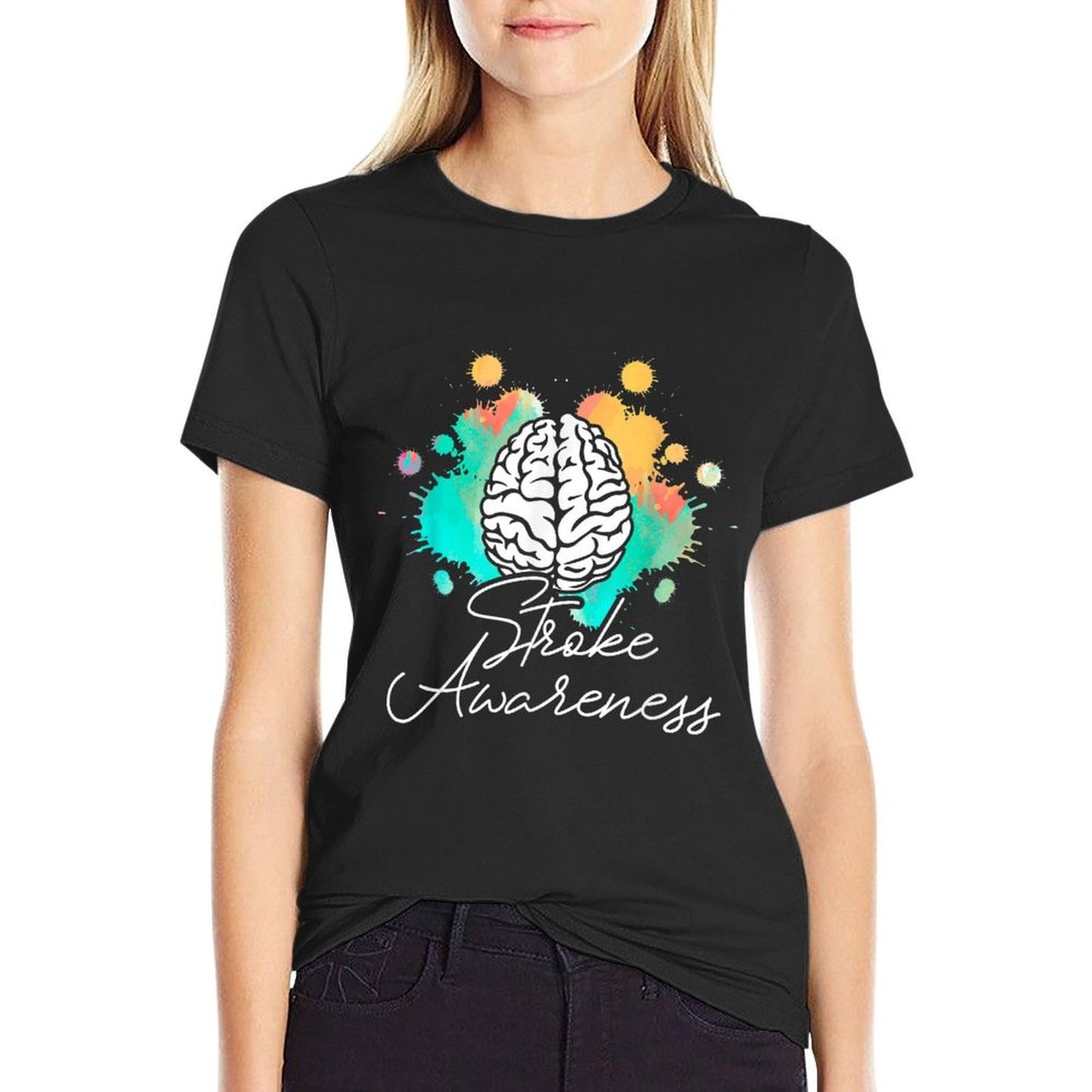 Stroke Awareness Survivor Injury Strong Warrior T-Shirt