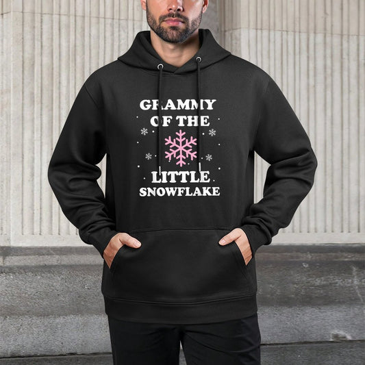 Grammy of The Little Snowflake Christmas Baby Shower Girl Durable Construction Hoodie