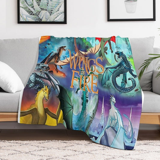 Wings of Fire All Dragon Series Throw Blanket