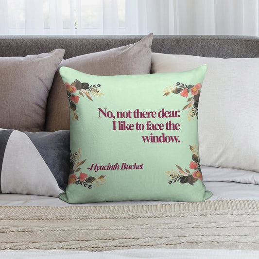 Hyacinth Bucket Quotes Soft Easy Maintenance Throw Pillow