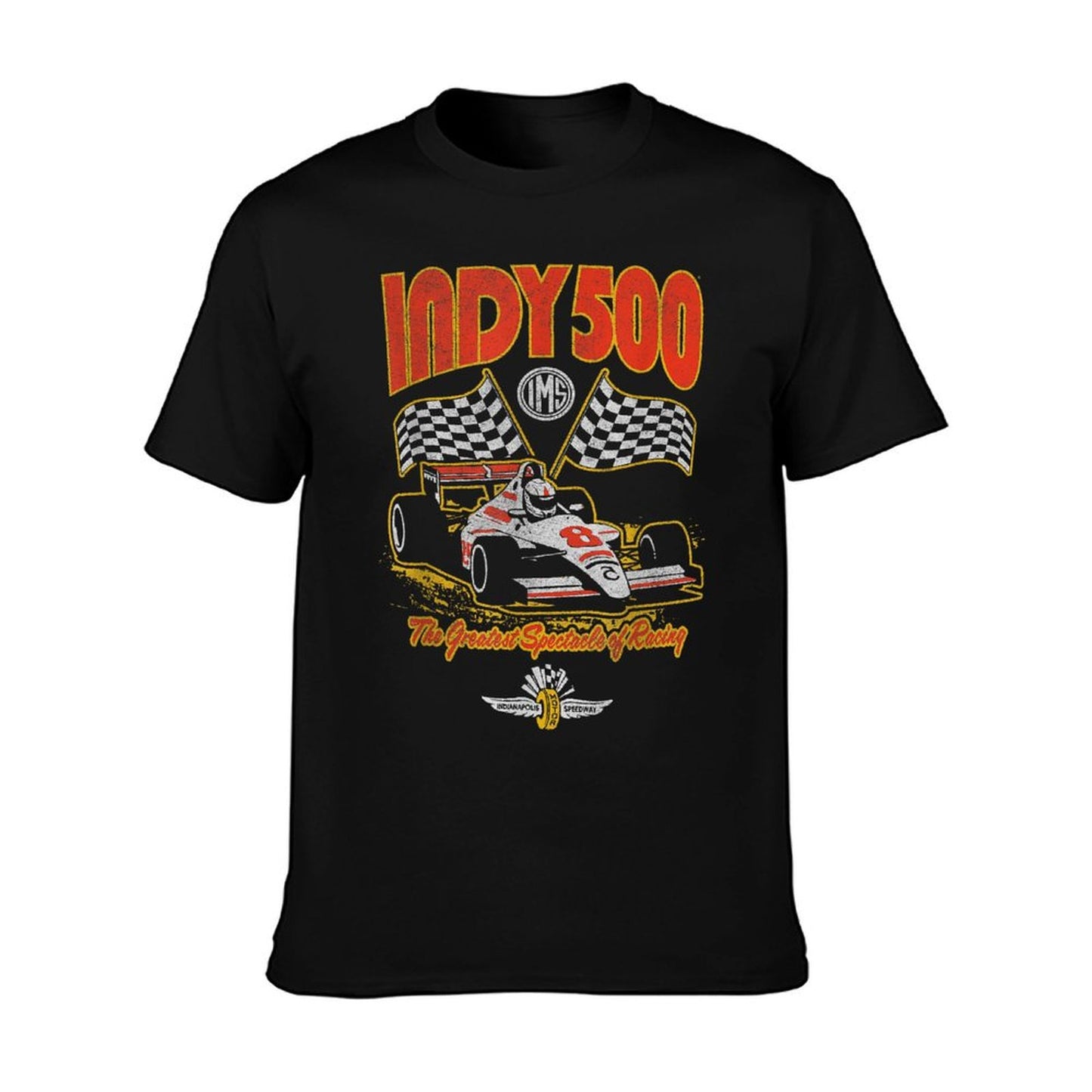 Indy 500 The Greatest Spectacle In Racing Distressed Style T-Shirt