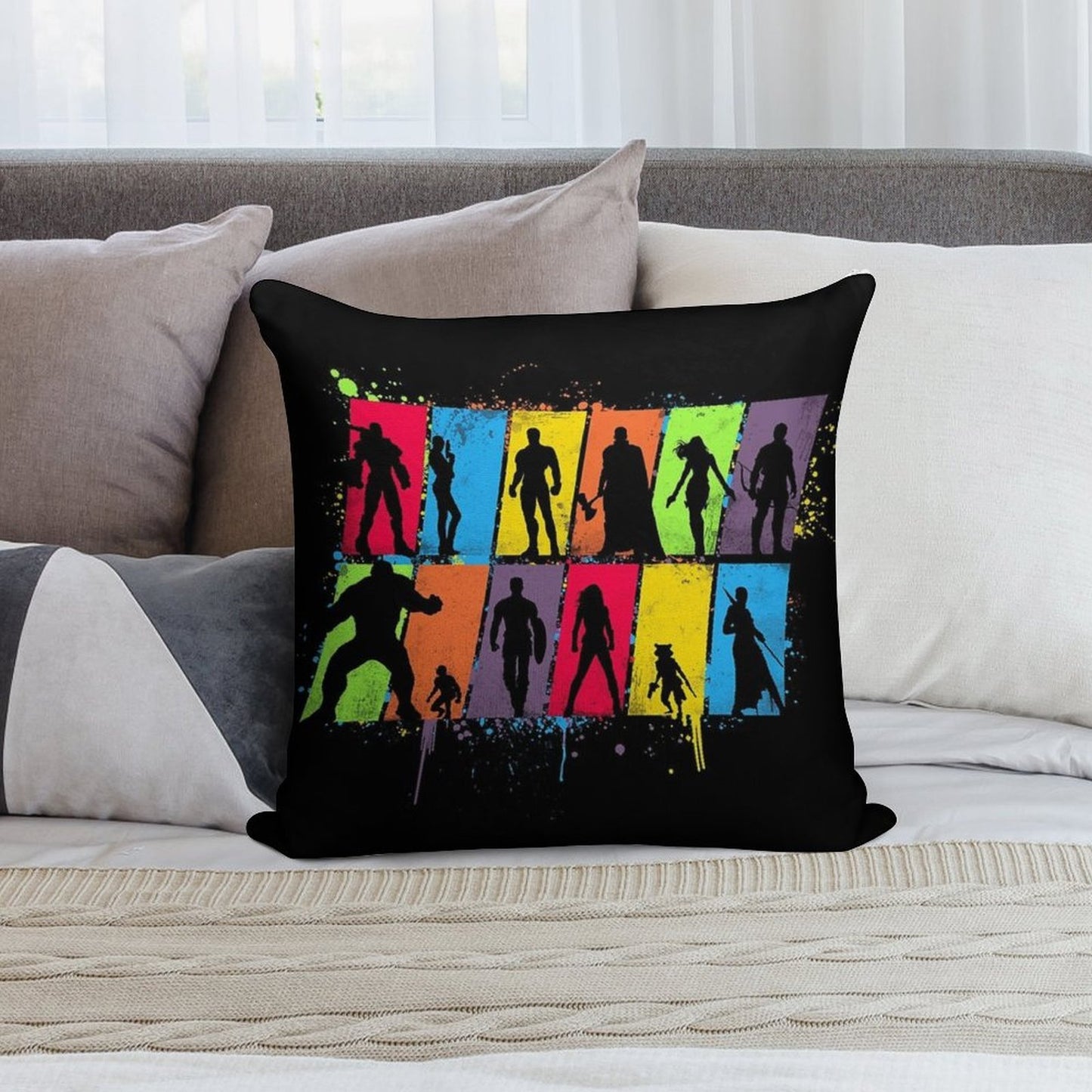 Whatever It Takes - Superhero Shirt Soft Home Decor Throw Pillow