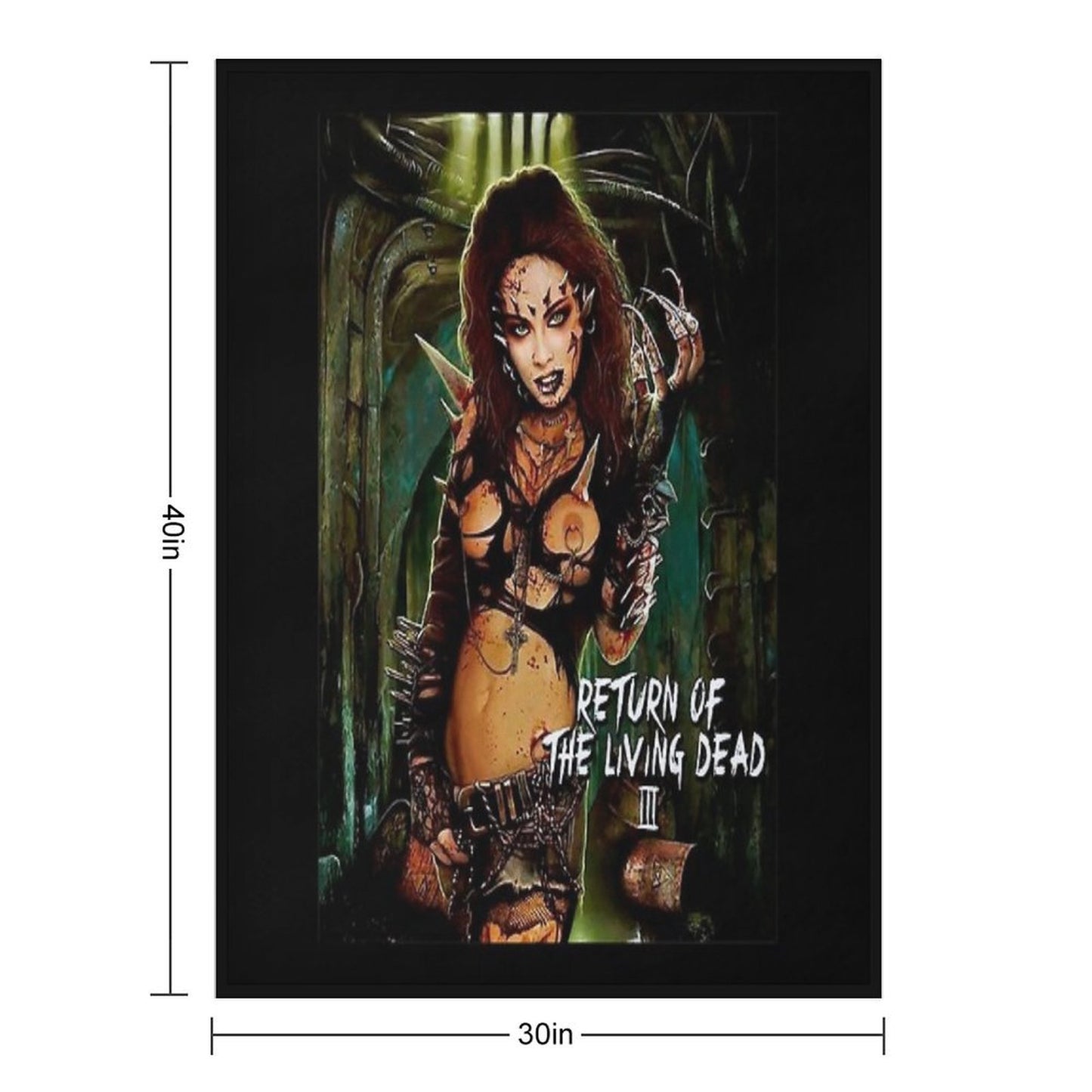 Return Of The Living Dead III Throw Blanket
