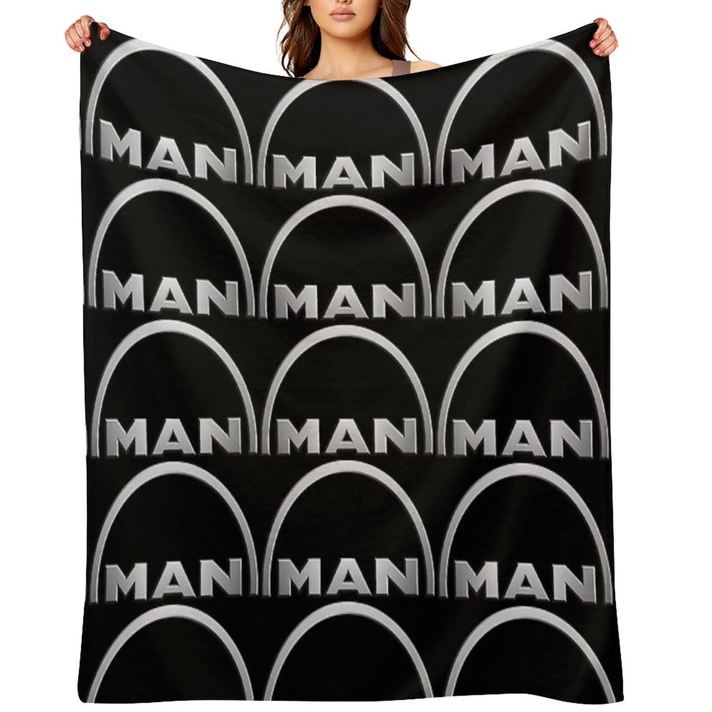 MAN Logo Throw Blanket
