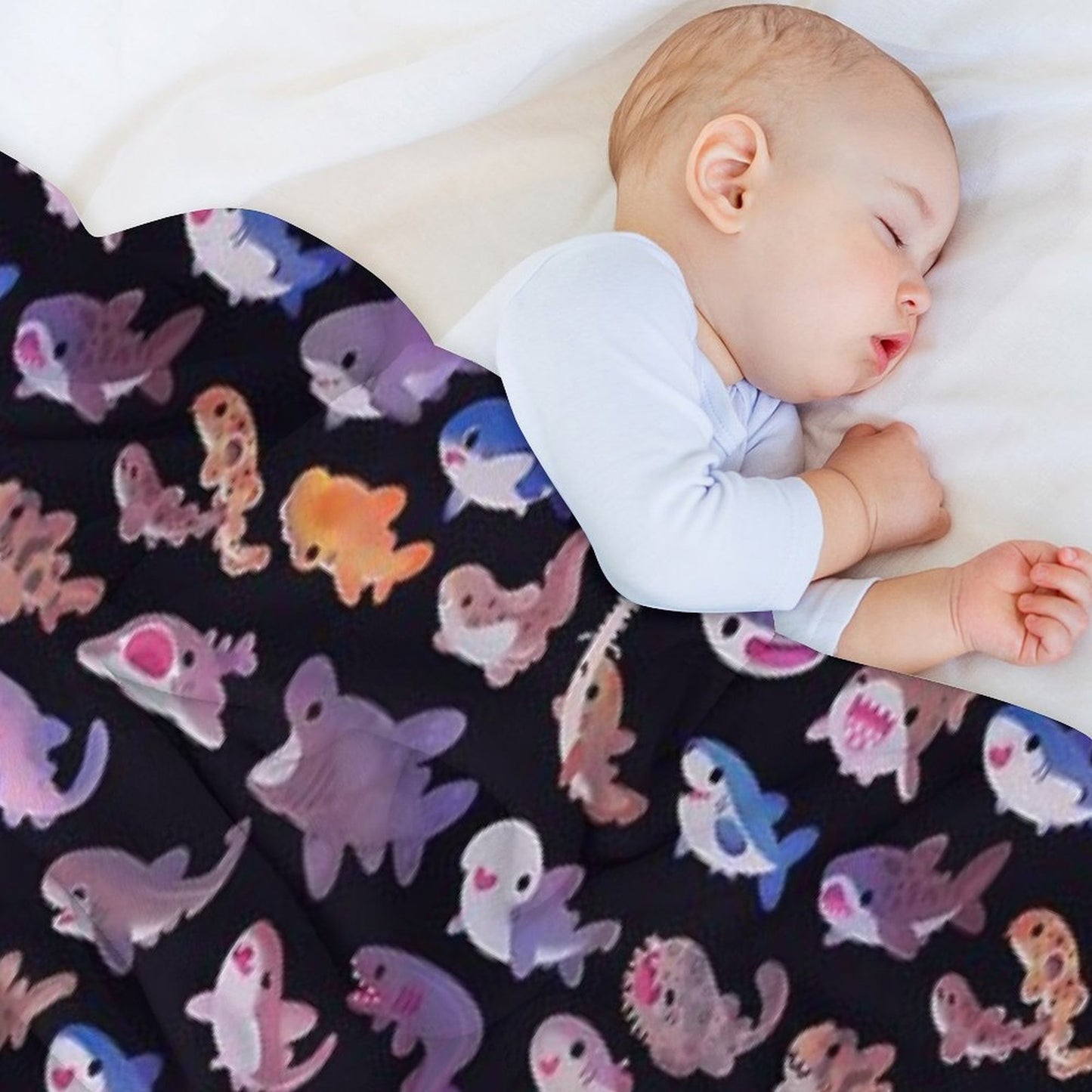 Shark Day Throw Blanket