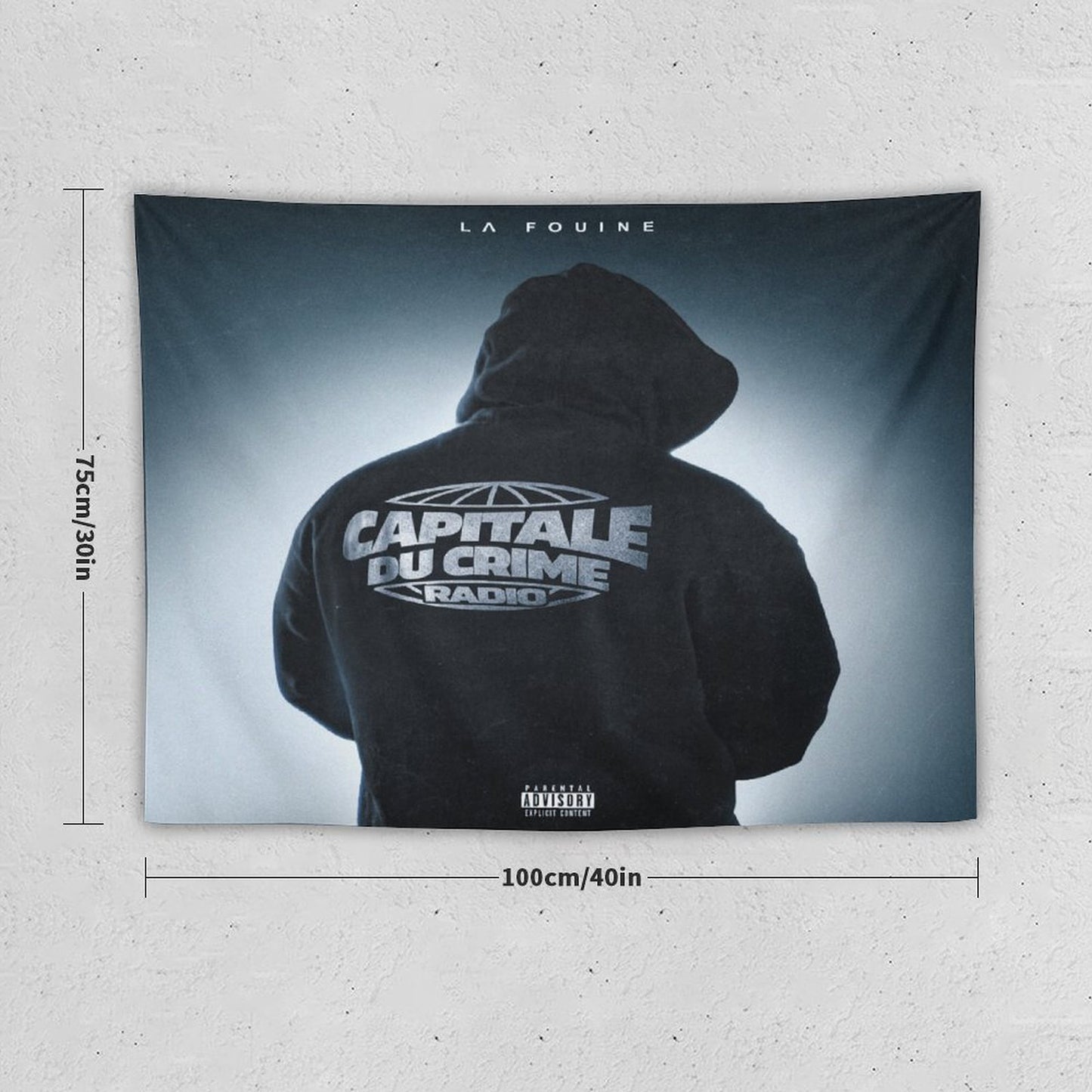 CAPITALE DU CRIME RADIO Tapestry
