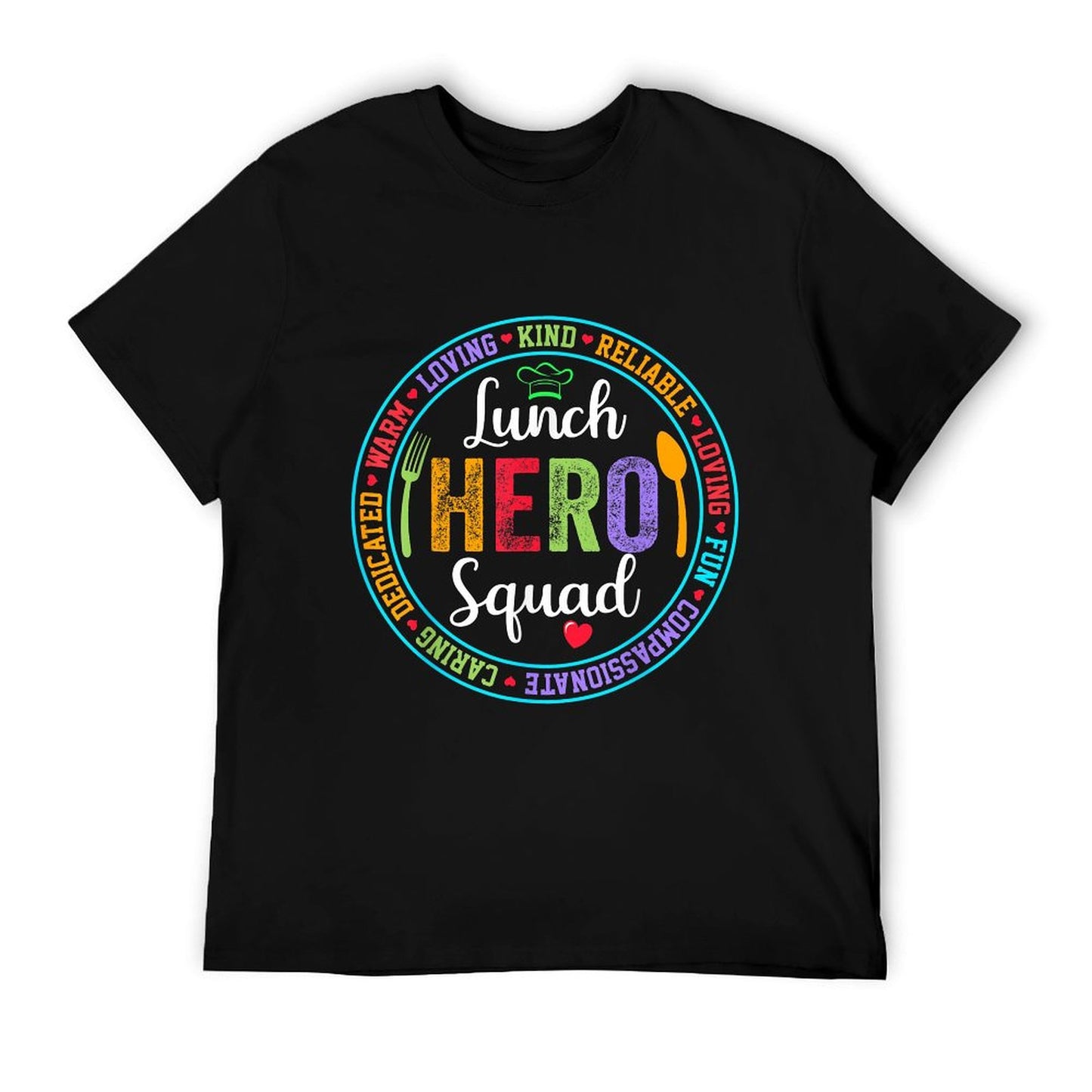 Lunch Hero Squad Lunch Lady School Cafeteria Worker T-Shirt