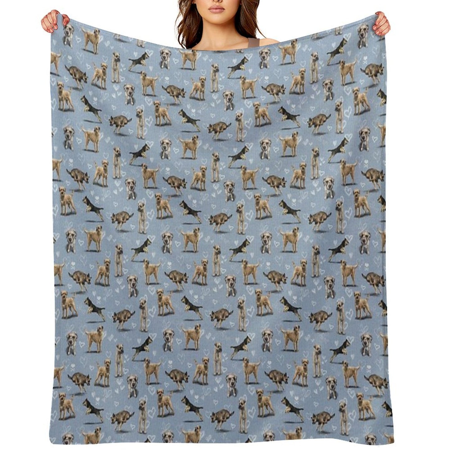 The Border Terrier Throw Blanket
