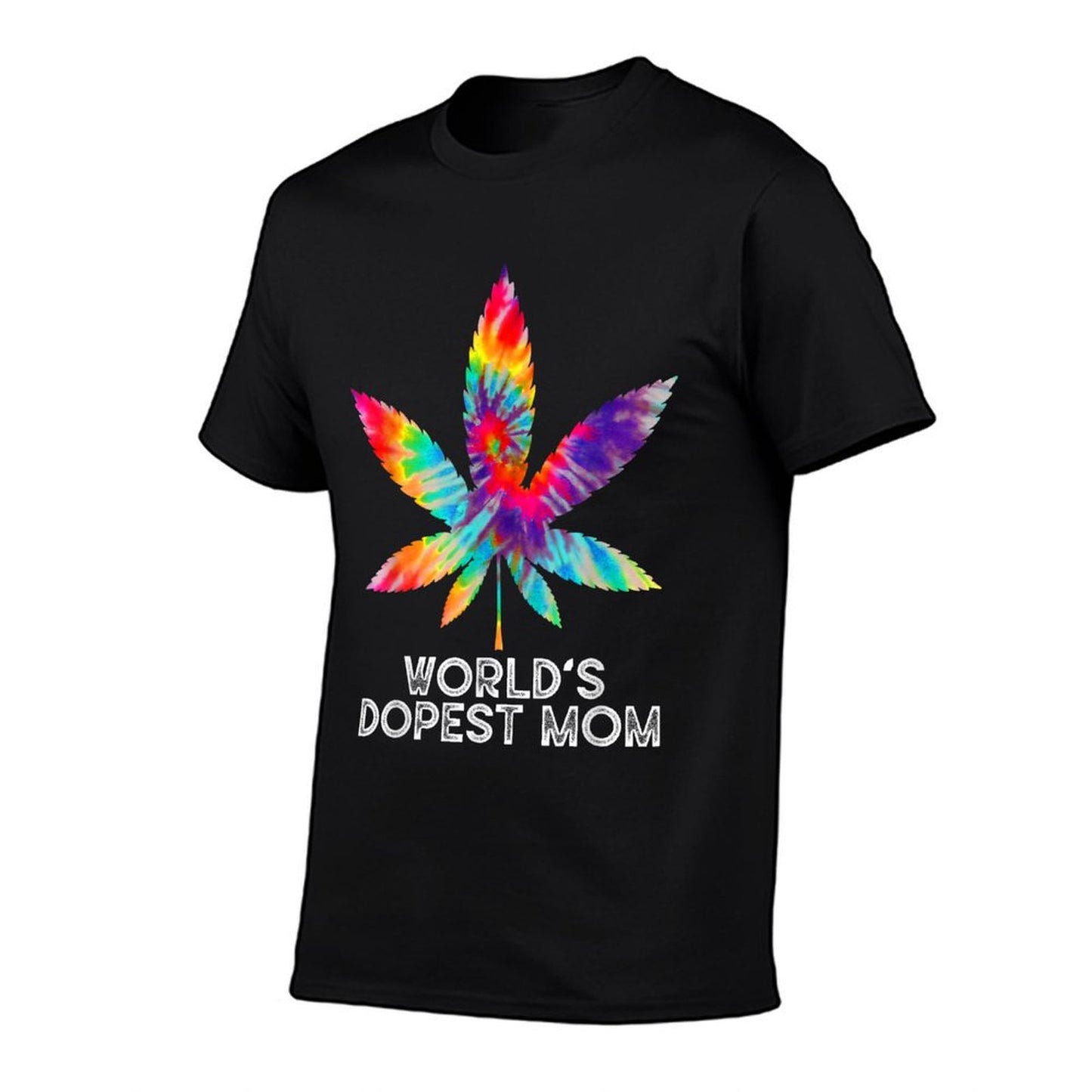 World's Dopest Mom Weed Soul Cannabis Tie Dye Mother's Day T-Shirt