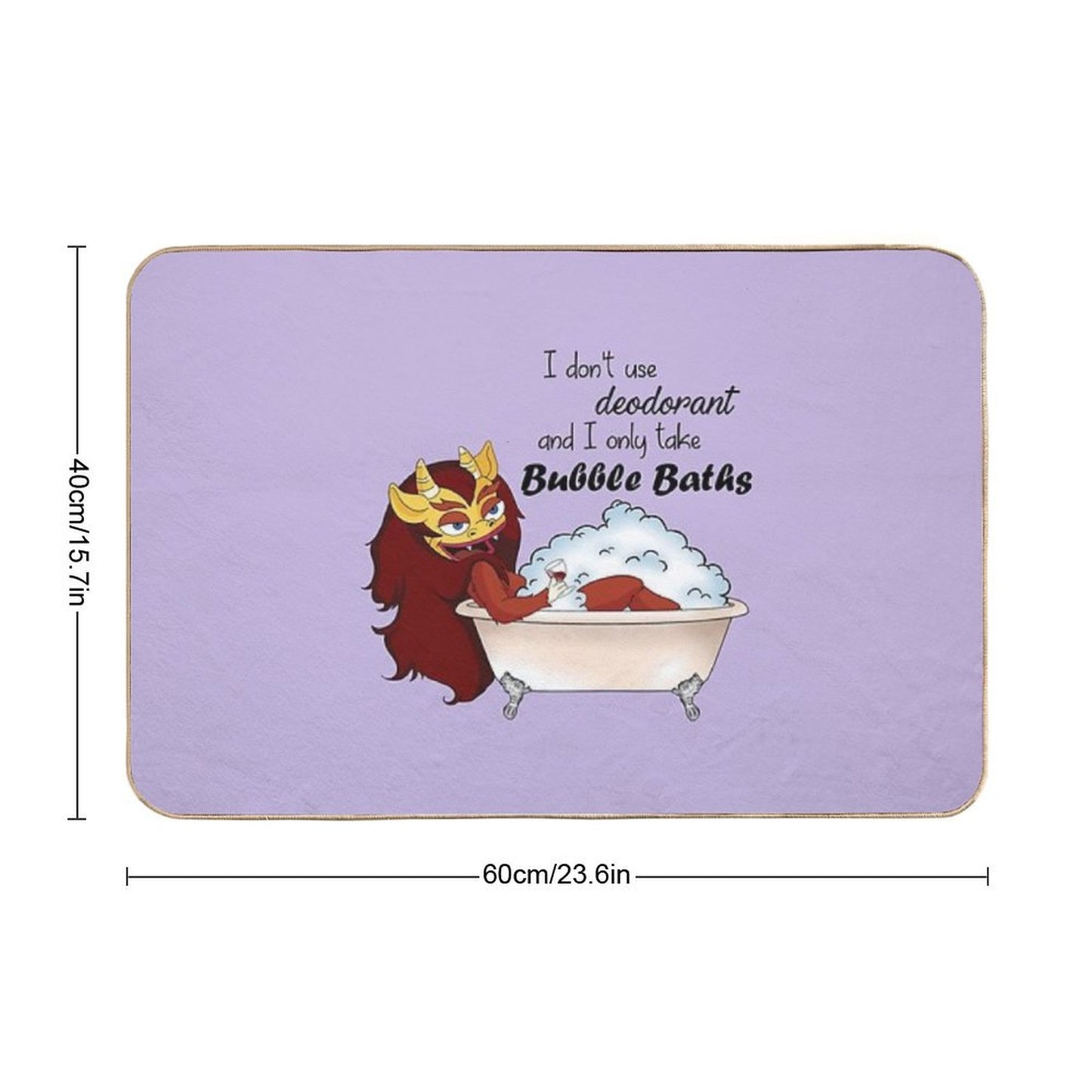 Bubble Bath Bath Mat