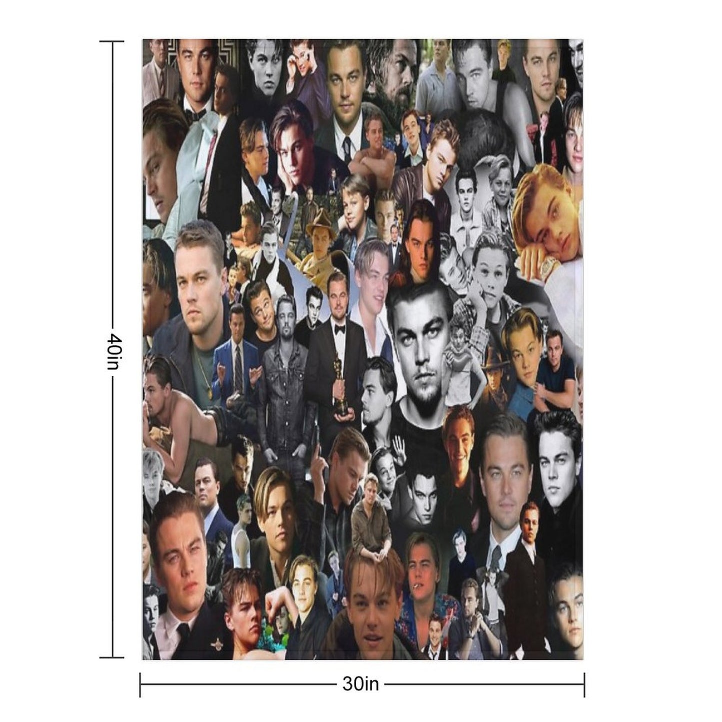 Leo DiCaprio Throw Blanket