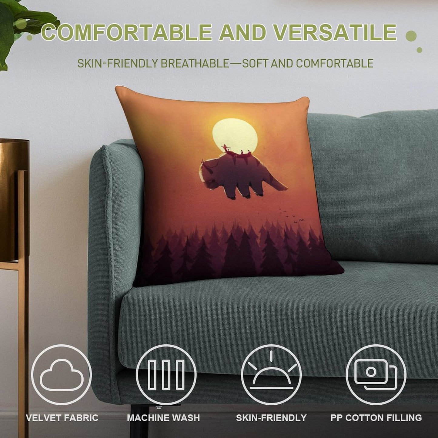 The End of All Things Soft Bedroom Essential Throw Pillow
