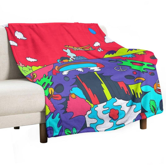 J-Hope Hope World Album Art Throw Blanket