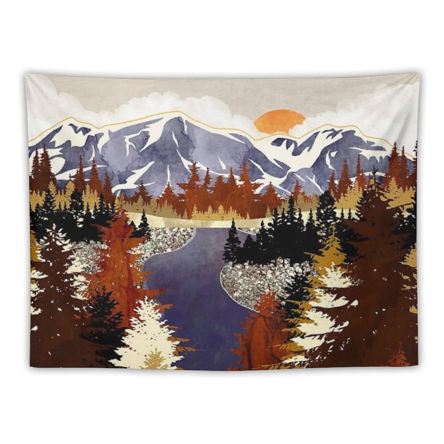 Autumn River Tapestry