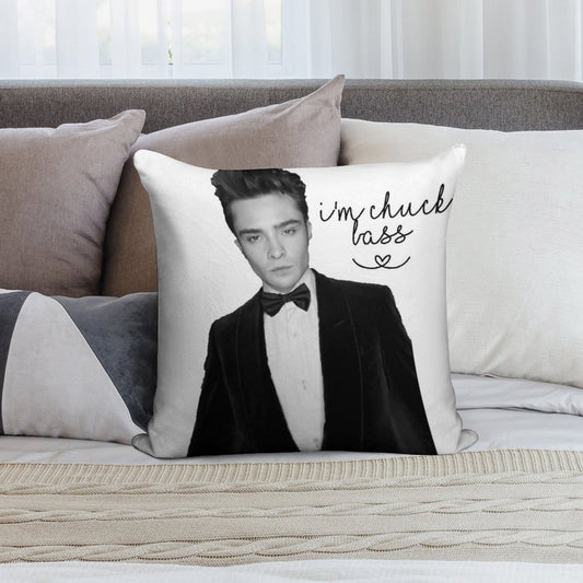 I'm Chuck Bass Soft Warmth Comfort Throw Pillow